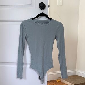 Abercrombie & Fitch Slate Long Sleeve Bodysuit